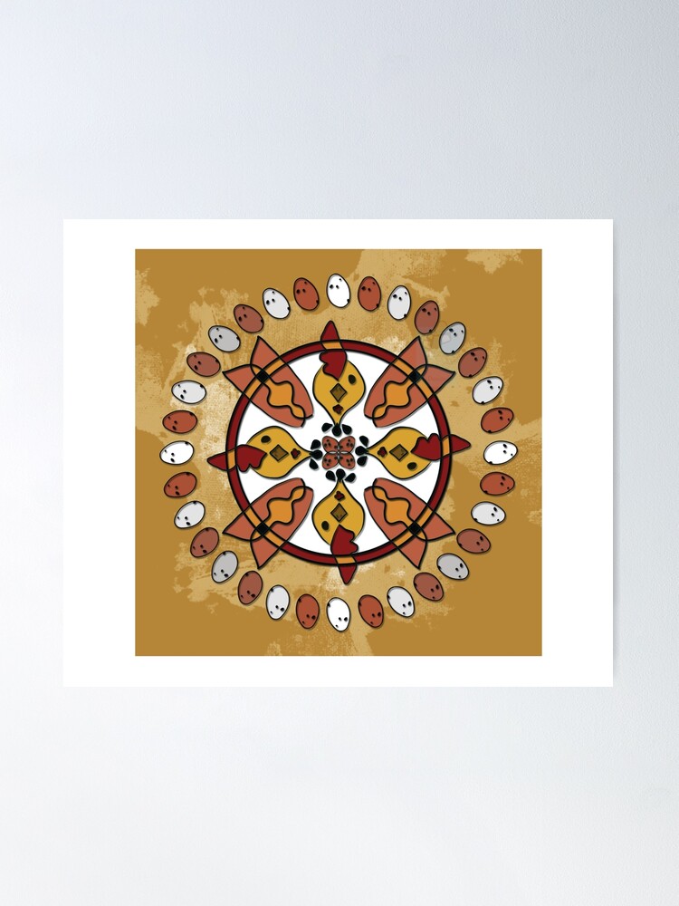 Alternate view of Cópopó Kaleidoscope Art Poster