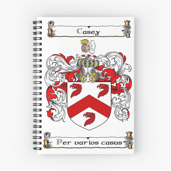 Item preview, Casey Family Crest and Motto designed and sold by Hibernia29.