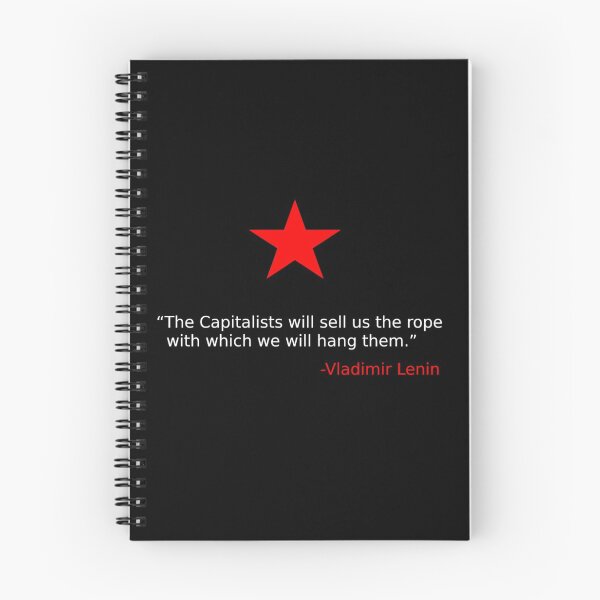 Item preview, “The Capitalists will sell us the rope with which we will hang them.” by Vladimir Lenin designed and sold by Stnmleht.
