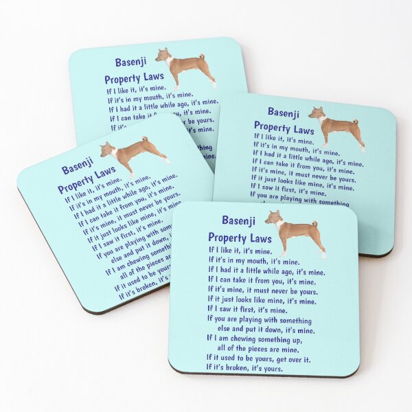 Item preview, Basenji - property laws  designed and sold by thepetcellar.