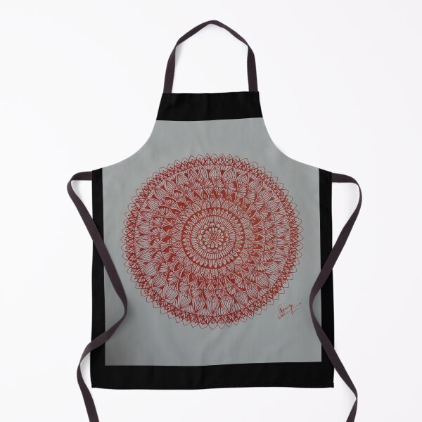 Item preview, red mandala designed and sold by Singh-priya.