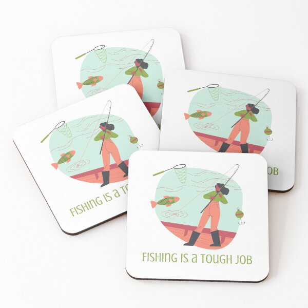 Item preview, Fishing Is A Tough Job designed and sold by SportyDogShop.
