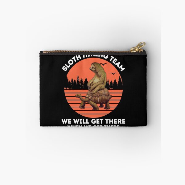 Item preview, Sloth Turtle Snail Hiking Team We Will Get There When We Get There designed and sold by Dr.YesOrNo.