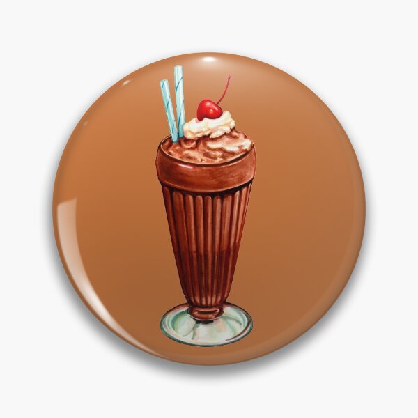 Item preview, Chocolate Milkshake Pattern - Brown designed and sold by Kelly  Gilleran.