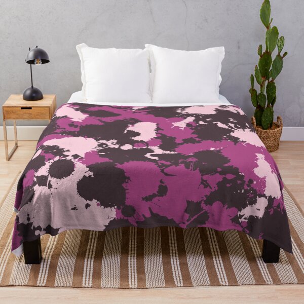 Item preview, Mauve Pink Paint Splatter Camo designed and sold by BigTexFunkadelic.