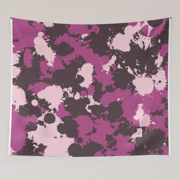 Item preview, Mauve Pink Paint Splatter Camo designed and sold by BigTexFunkadelic.