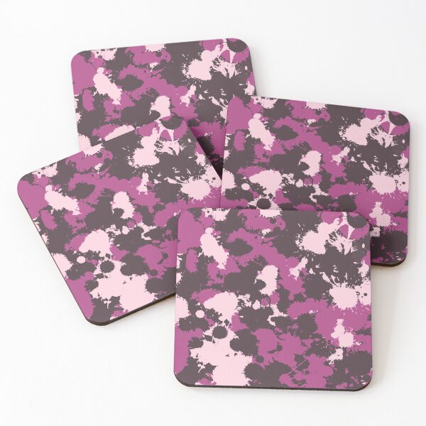 Item preview, Mauve Pink Paint Splatter Camo designed and sold by BigTexFunkadelic.