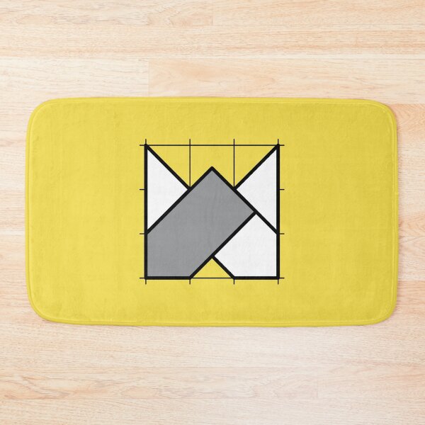 Item preview, W // Perfectionist Alphabet (Pantone Illuminating + Ultimate Gray) designed and sold by fumauk.