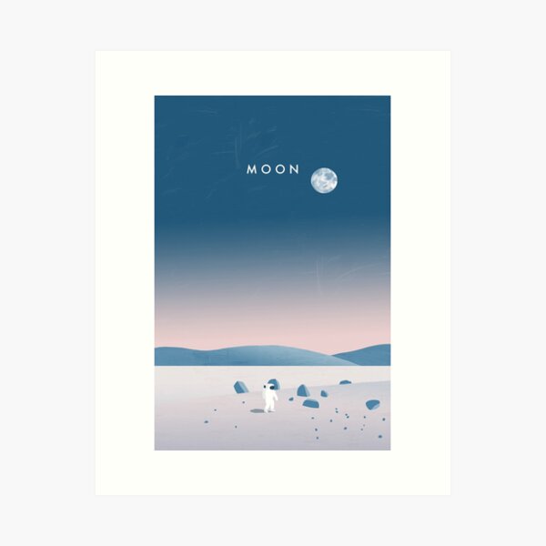 Item preview, Illustration of the moon designed and sold by Anna Katinka Reinke.