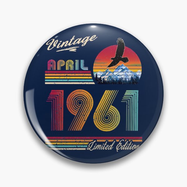 Item preview, April 1961 Birthday designed and sold by GreenSplash.