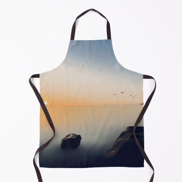 Item preview, Golden Sunrise Minimalistic Landscape Digital Illustration designed and sold by AlmightyClaire.