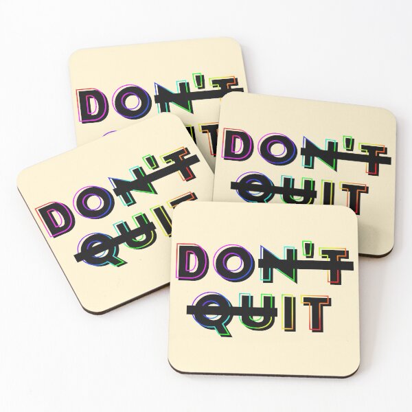 Item preview, Don't Quit, Do it! designed and sold by SoulArtLove.