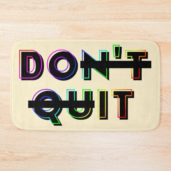 Item preview, Don't Quit, Do it! designed and sold by SoulArtLove.