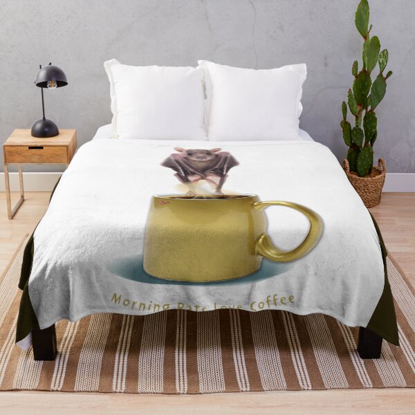 Item preview, Morning Bats Love Coffee (Original graphic by ACCI) designed and sold by VanyssaGraphics.