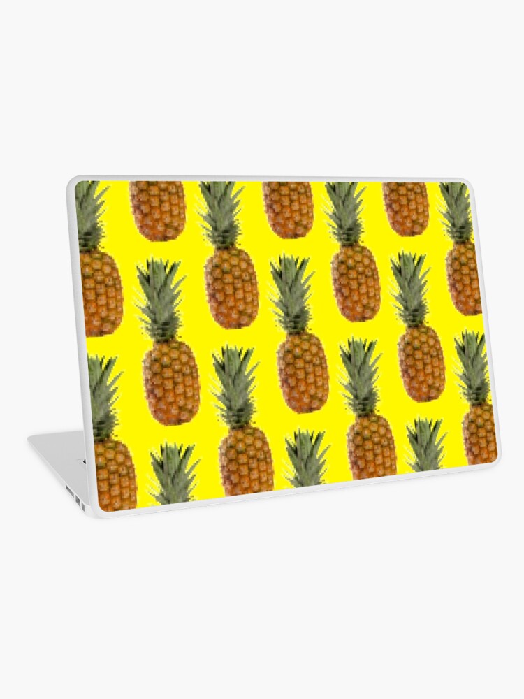 pixel pineapple laptop skin by jonkiwi redbubble pixel pineapple laptop skin by jonkiwi redbubble