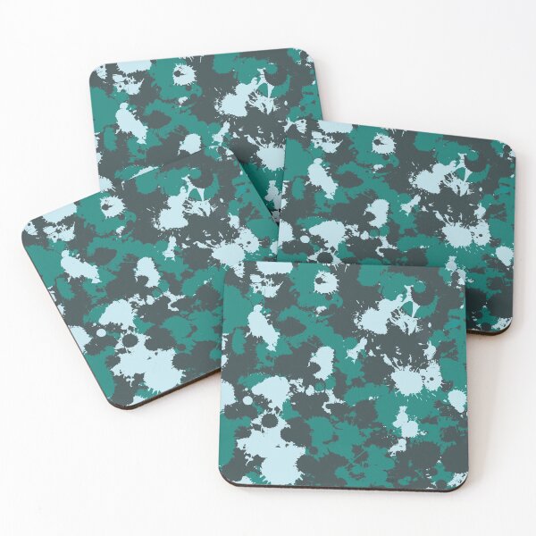 Item preview, Emerald Teal Paint Splatter designed and sold by BigTexFunkadelic.