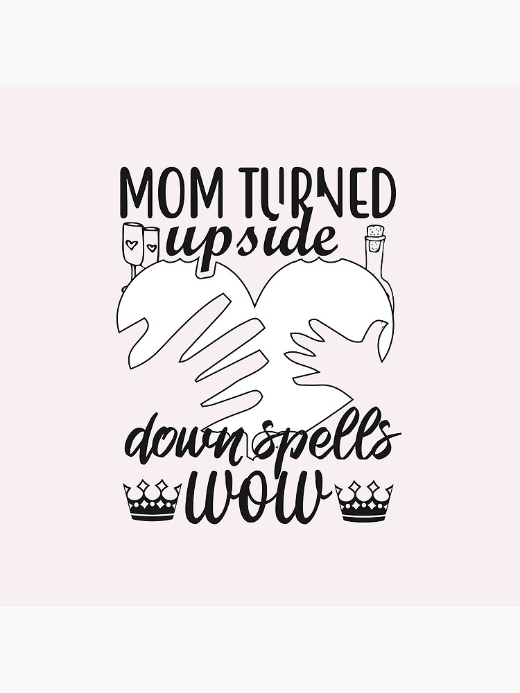 Mom Wow, Mother's Day Name Modern Pink Super Cute Tote Bag