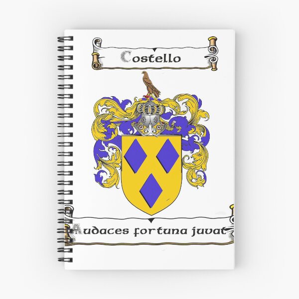 Item preview, Costello Family Crest and Motto designed and sold by Hibernia29.
