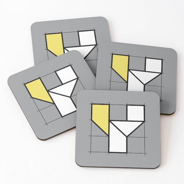 Item preview, Y // Perfectionist Alphabet (Pantone Ultimate Gray + Illuminating) designed and sold by fumauk.