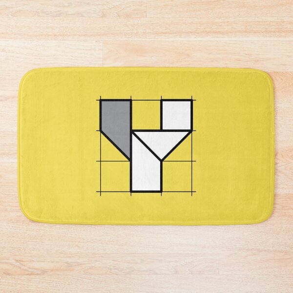 Item preview, Y // Perfectionist Alphabet (Pantone Illuminating + Ultimate Gray) designed and sold by fumauk.