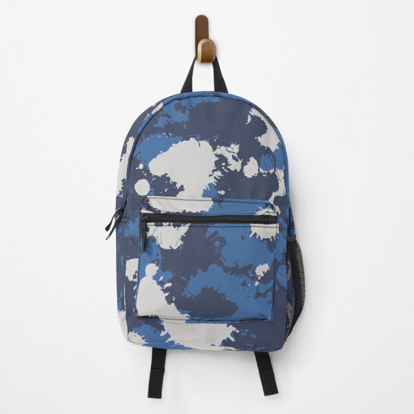 Item preview, Retro Wash Blue and Grey Paint Splatter designed and sold by BigTexFunkadelic.