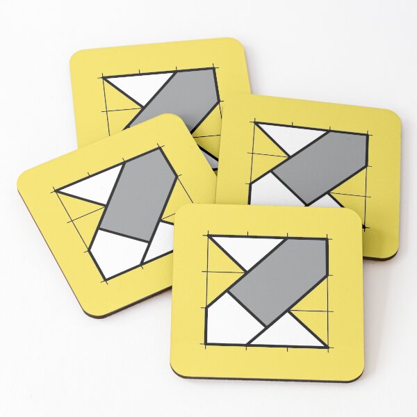Item preview, Z // Perfectionist Alphabet (Pantone Illuminating + Ultimate Gray) designed and sold by fumauk.