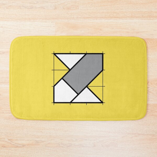 Item preview, Z // Perfectionist Alphabet (Pantone Illuminating + Ultimate Gray) designed and sold by fumauk.