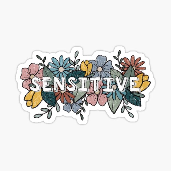 Sensitive florals Sticker
