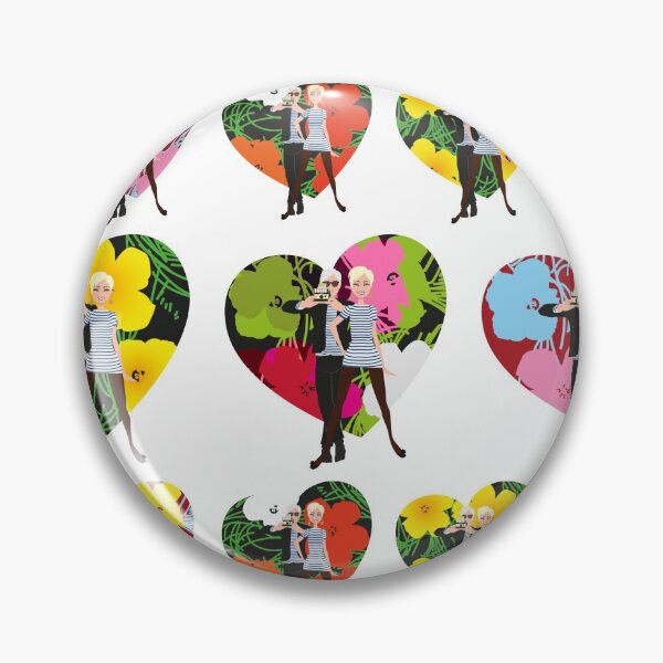 Item preview, Andy & Edie tribute andy warhol edie sedgwick designed and sold by ladstudio.