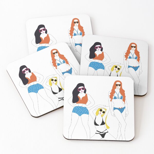 Item preview, We're all beautiful females body line drawing designed and sold by Digipaintings.