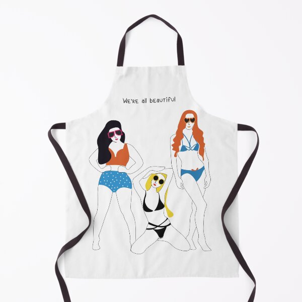 Aperçu de l'œuvre nous sommes toutes belles , illustration féminine minimaliste créée et vendue par Digipaintings.