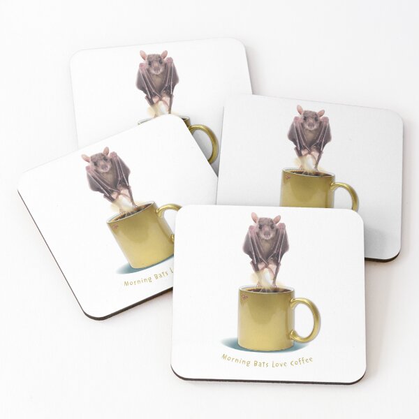 Item preview, Morning Bats Love Coffee (Original graphic by ACCI) designed and sold by VanyssaGraphics.
