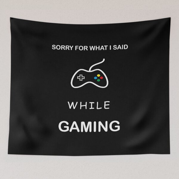 Item preview, Sorry For What I Said While Gaming Racerback Tank Top designed and sold by midodesign20.