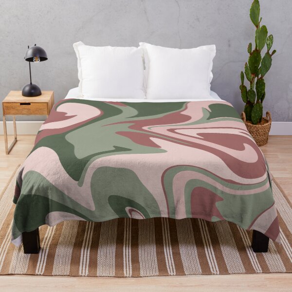 Item preview, Pink and khaki swirls designed and sold by Abbie's Prints.