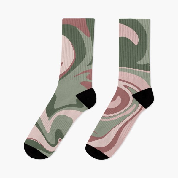 Item preview, Pink and khaki swirls designed and sold by Abbie's Prints.