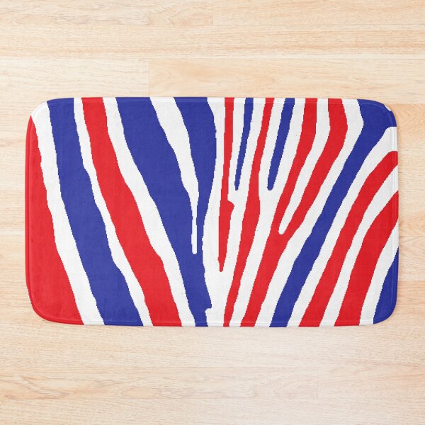 Item preview, Zebra Tiger Pattern Red White Blue designed and sold by MarkEdz.