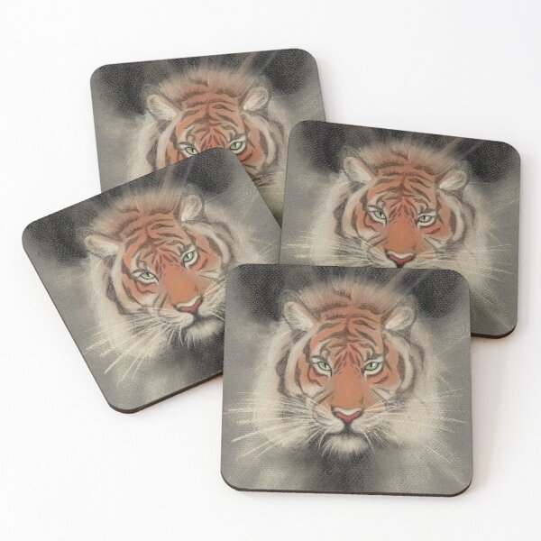 Item preview, Tiger made with chalk pastels designed and sold by lauartz.