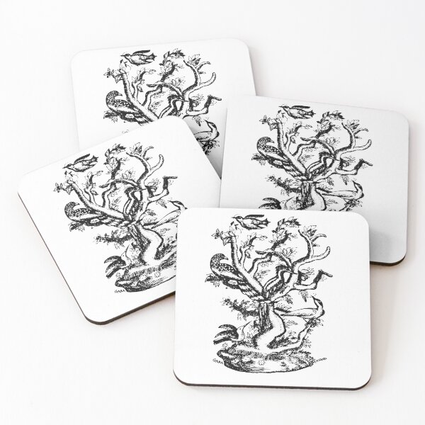 Item preview, Birds in a Tree - Vintage Art designed and sold by RickE.