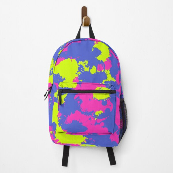 Item preview, Neon Pink Purple and Green Paint Splatter designed and sold by BigTexFunkadelic.