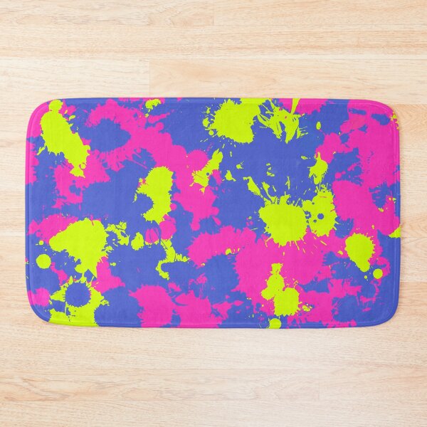 Item preview, Neon Pink Purple and Green Paint Splatter designed and sold by BigTexFunkadelic.