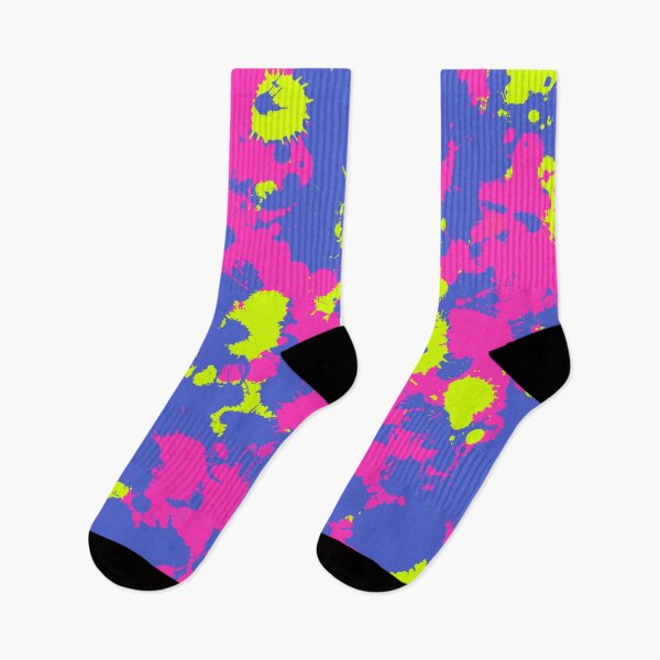 Item preview, Neon Pink Purple and Green Paint Splatter designed and sold by BigTexFunkadelic.