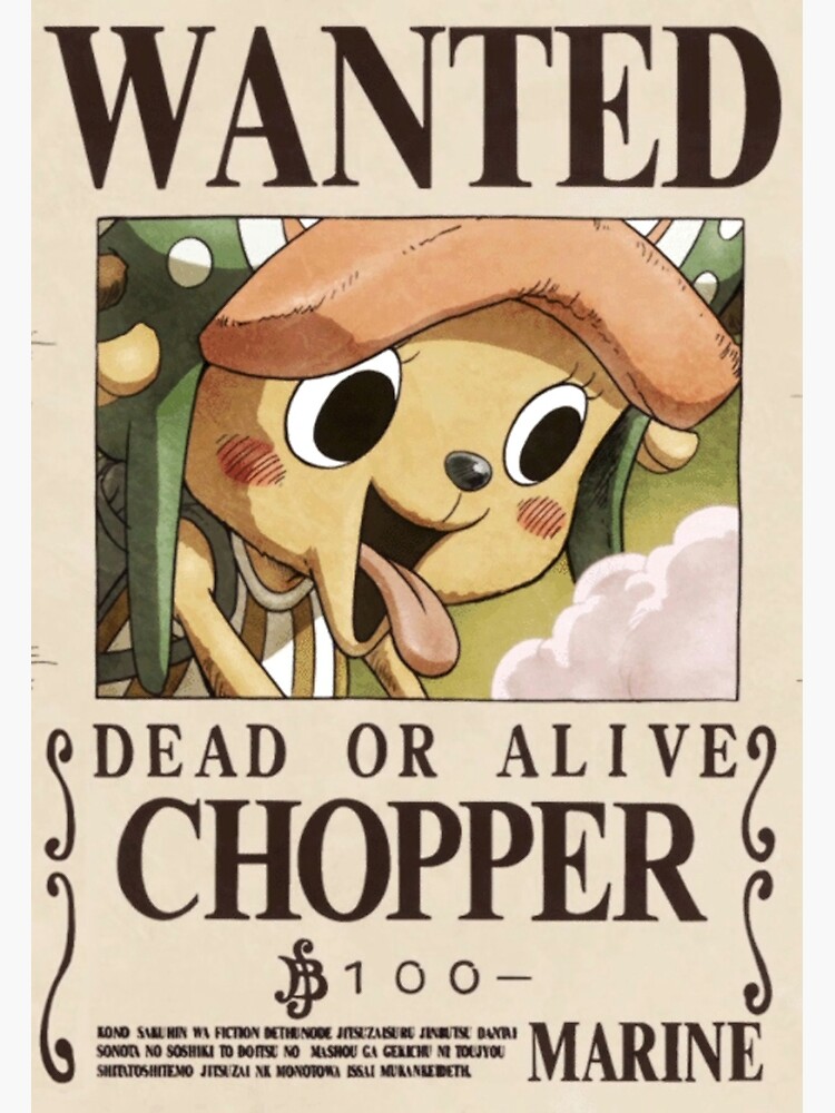 Will Tony Tony Chopper ever receive a higher bounty?