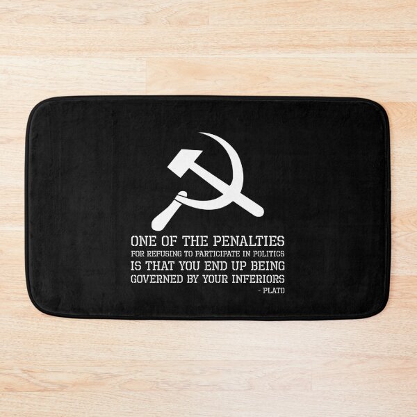 Item preview, One of the penalties for refusing to participate in politics is that you end up being governed by your inferiors - Plato - Ancient Greek Philosophy Quote designed and sold by Styrman.
