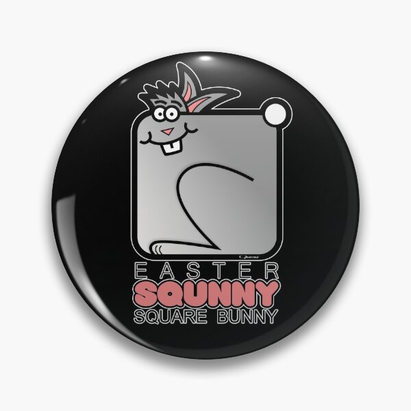 Item preview, Easter Bunny Retro Square Squnny designed and sold by Quooki.
