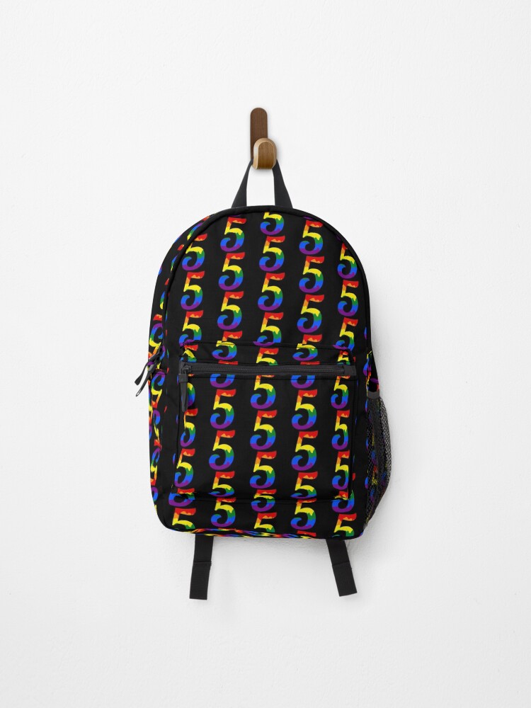 Thumbnail 1 of 3, Backpack, Number 5 - PRIDE Color Splash designed and sold by royrahul.