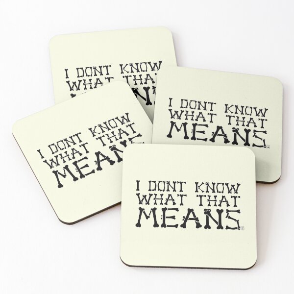 Item preview, I don't know what that means designed and sold by fanartbygabi | Gabi Veiga.