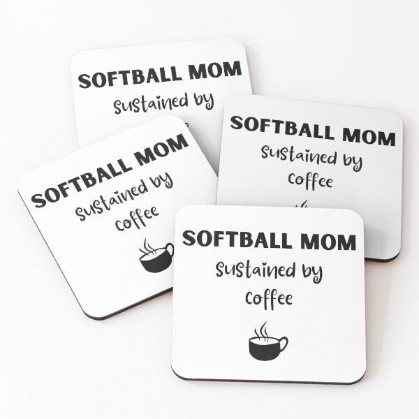 Item preview, Softball mom. Sustained by coffee designed and sold by TheGreenGoat.