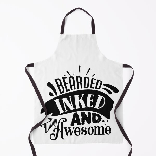 Item preview, BEARDED INKED AND AWESOME designed and sold by teemaker24.