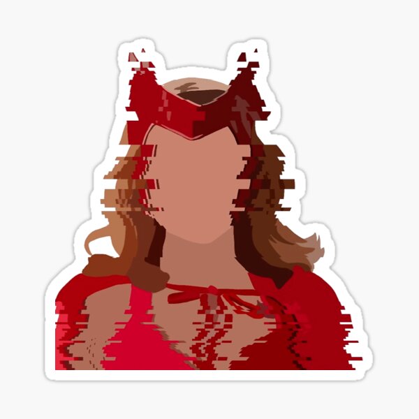 a distorted bacon hair Sticker for Sale by stickersbymk