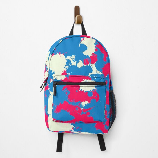 Item preview, Retro Wash Blue, Cream and Red Paint Splatter designed and sold by BigTexFunkadelic.